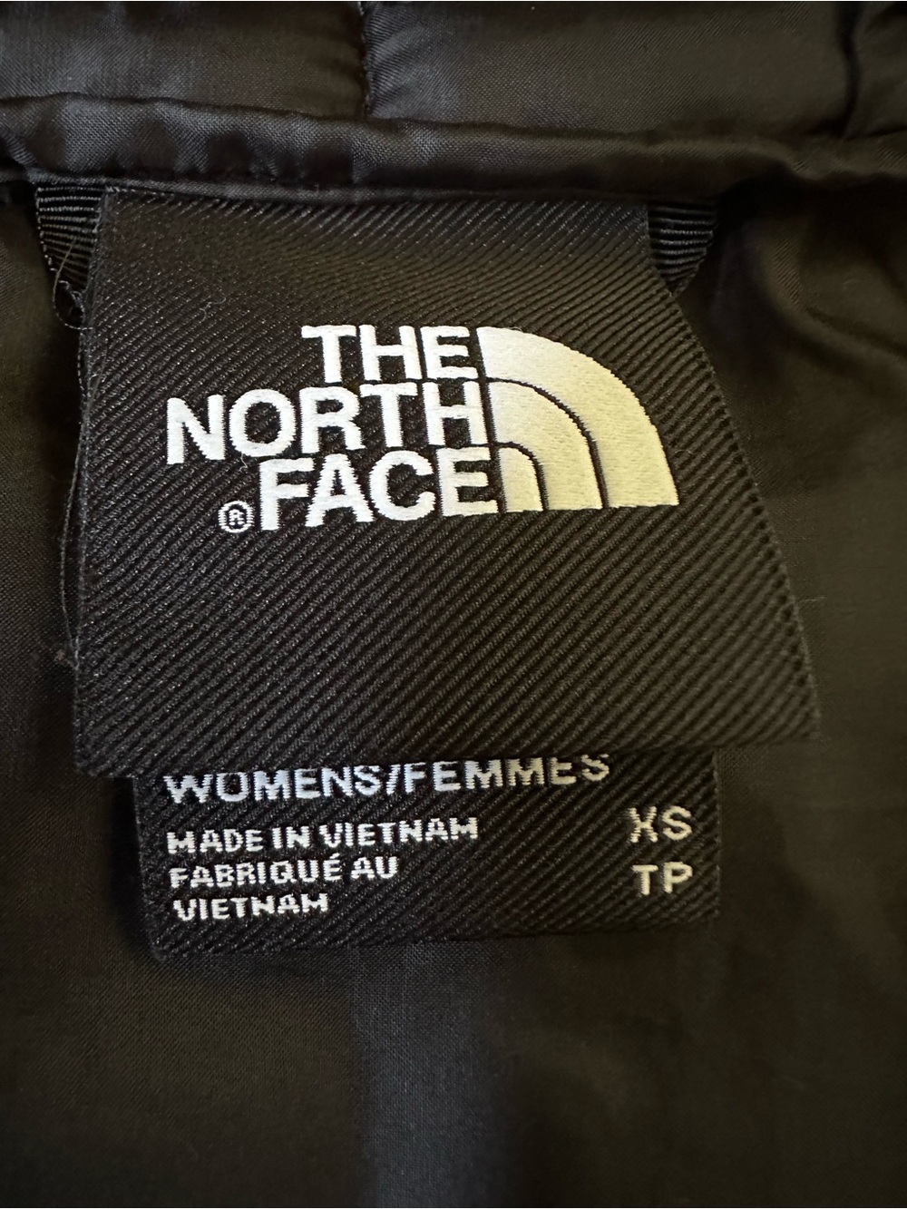 The North Face Women’s thin Black Quilted Hooded Puffer Coat - Picture 3 of 6